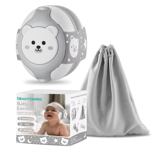 Bear Designed Baby Earmuf Headphones - Mom's Aura