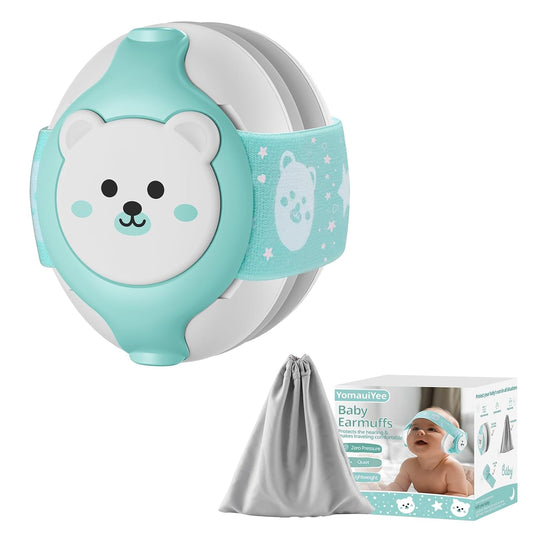 Bear Designed Baby Earmuf Headphones - Mom's Aura