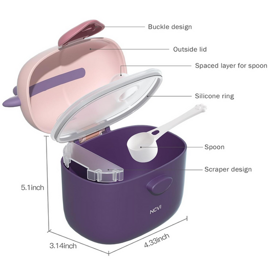 NCVI Baby Formula Dispenser ( Milk Powder Dispenser ) - Mom's Aura