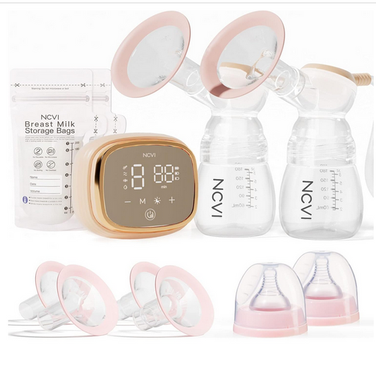 Upgraded NCVI Double Electric Breast Pump - Mom's Aura